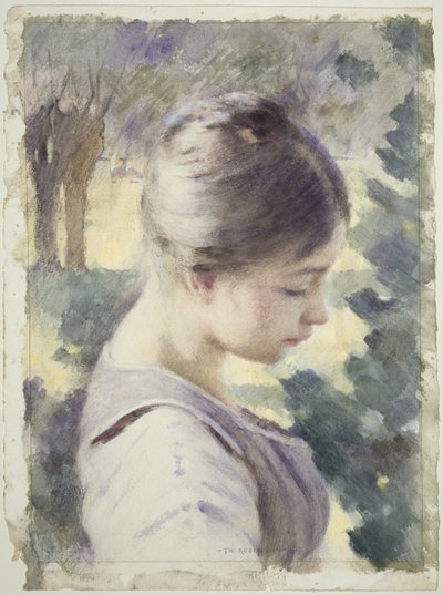 Decorative Head, 1889 by Theodore Robinson